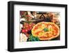 Pizza-null-Framed Art Print