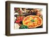 Pizza-null-Framed Art Print