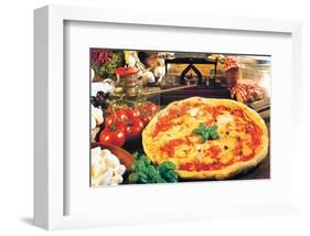 Pizza-null-Framed Art Print