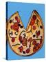 Pizza-Sarah Thompson-Engels-Stretched Canvas