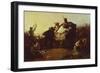 Pizzaro Sizing the Inca of Peru, 1846-John Fulleylove-Framed Giclee Print