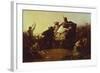 Pizzaro Sizing the Inca of Peru, 1846-John Fulleylove-Framed Giclee Print