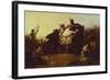 Pizzaro Sizing the Inca of Peru, 1846-John Fulleylove-Framed Giclee Print