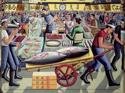 Tsukiji Fish Market, 2005