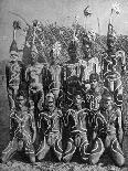 Men of the 'Never Never Land, in Totem Attire, Australia, 1922-PJ MacMahon-Mounted Giclee Print