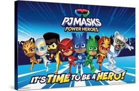 PJ Masks - Power Heroes Group-Trends International-Stretched Canvas