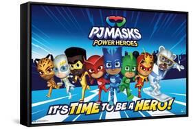 PJ Masks - Power Heroes Group-Trends International-Framed Stretched Canvas