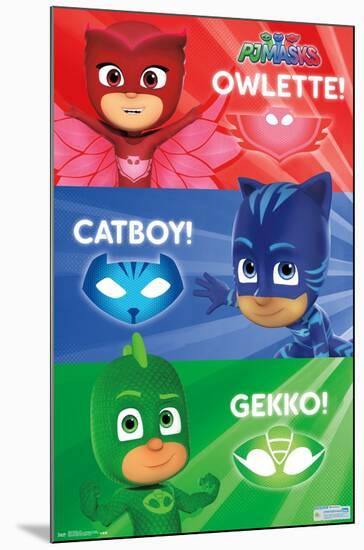 PJ Masks - Trio-Trends International-Mounted Poster