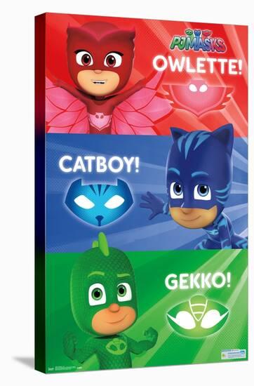 PJ Masks - Trio-Trends International-Stretched Canvas