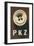 PKZ Button-null-Framed Art Print