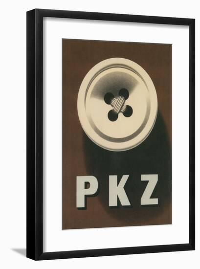 PKZ Button-null-Framed Art Print