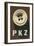 PKZ Button-null-Framed Art Print