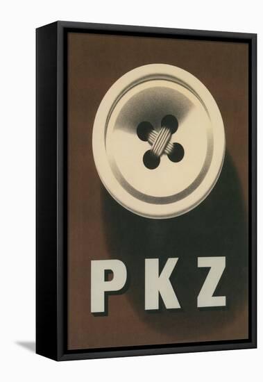 PKZ Button-null-Framed Stretched Canvas