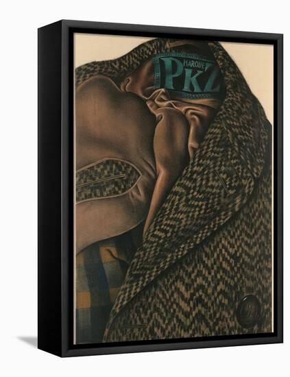 PKZ Coat-null-Framed Stretched Canvas