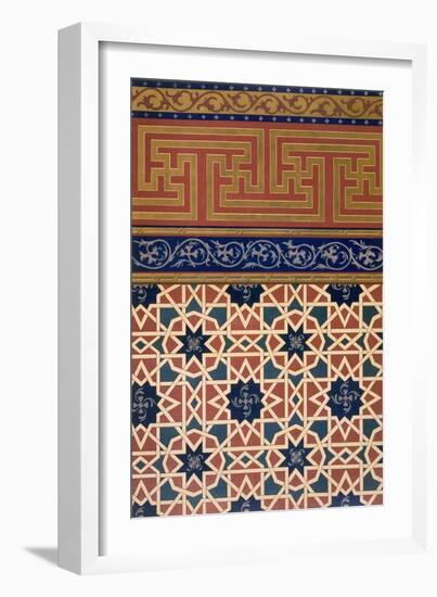 Pl 22 Architectural Decoration, Prob Mosaic Work, Inc Border, 19th Century (Folio)-N. Simakoff-Framed Giclee Print