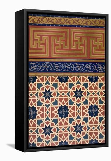 Pl 22 Architectural Decoration, Prob Mosaic Work, Inc Border, 19th Century (Folio)-N. Simakoff-Framed Stretched Canvas