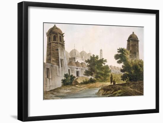 Pl. 41 a View of the Cuttera Built by Jaffeir Cawn at Muxadavad, from 'Select Views in India'-William Hodges-Framed Giclee Print