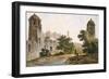 Pl. 41 a View of the Cuttera Built by Jaffeir Cawn at Muxadavad, from 'Select Views in India'-William Hodges-Framed Giclee Print