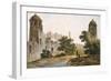 Pl. 41 a View of the Cuttera Built by Jaffeir Cawn at Muxadavad, from 'Select Views in India'-William Hodges-Framed Giclee Print