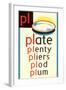 PL for Plate-null-Framed Art Print