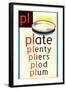 PL for Plate-null-Framed Art Print