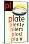 PL for Plate-null-Mounted Art Print