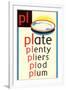 PL for Plate-null-Framed Art Print