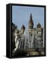 Placa Catalunya, Barcelona, Catalonia, Spain-Ethel Davies-Framed Stretched Canvas