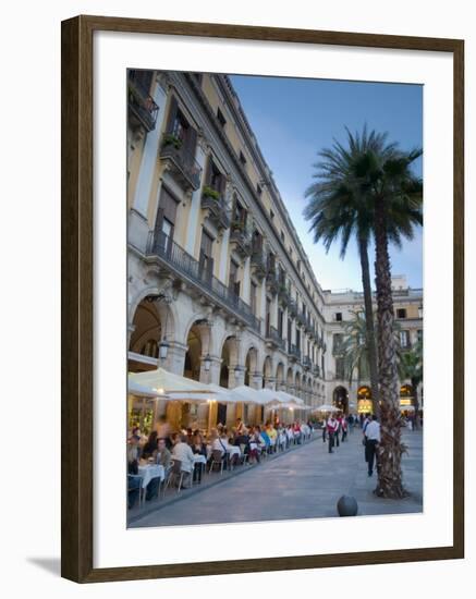 Placa Reial, Barcelona, Spain-Alan Copson-Framed Photographic Print