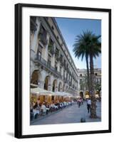 Placa Reial, Barcelona, Spain-Alan Copson-Framed Photographic Print