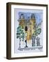 Place Alphonse Deville, Paris, France.-Richard Lawrence-Framed Photographic Print