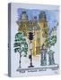 Place Alphonse Deville, Paris, France.-Richard Lawrence-Stretched Canvas