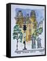 Place Alphonse Deville, Paris, France.-Richard Lawrence-Framed Stretched Canvas