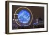 Place Bellecour, Fete Des Lumieres (Festival of Lights) Laser Show, Lyon, Rhone-Alpes, France-Christian Kober-Framed Photographic Print