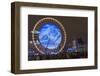 Place Bellecour, Fete Des Lumieres (Festival of Lights) Laser Show, Lyon, Rhone-Alpes, France-Christian Kober-Framed Photographic Print