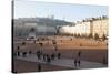 Place Bellecour, Lyon, Rhone-Alpes, France, Europe-Oliviero-Stretched Canvas