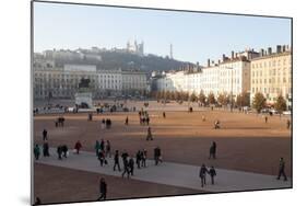 Place Bellecour, Lyon, Rhone-Alpes, France, Europe-Oliviero-Mounted Photographic Print