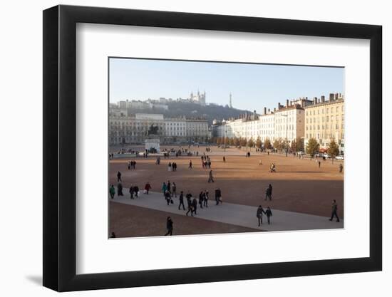 Place Bellecour, Lyon, Rhone-Alpes, France, Europe-Oliviero-Framed Photographic Print