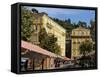 Place Charles Felix, Cours Saleya Market and Restaurant Area, Old Town, Nice, Alpes Maritimes, Prov-Peter Richardson-Framed Stretched Canvas