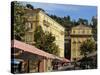 Place Charles Felix, Cours Saleya Market and Restaurant Area, Old Town, Nice, Alpes Maritimes, Prov-Peter Richardson-Stretched Canvas