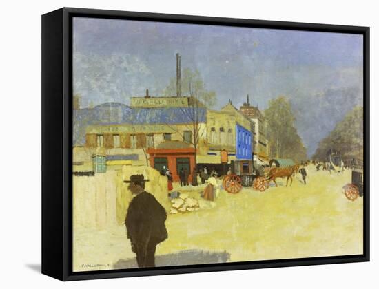 Place Clichy, 1901-Felix Vallotton-Framed Stretched Canvas