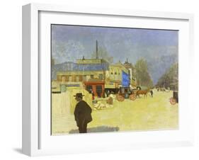 Place Clichy, 1901-Felix Vallotton-Framed Giclee Print