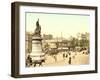 Place Clichy in Paris, 1890-1900-null-Framed Photographic Print