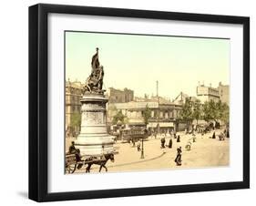 Place Clichy in Paris, 1890-1900-null-Framed Photographic Print