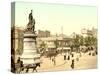 Place Clichy in Paris, 1890-1900-null-Stretched Canvas