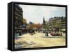 Place Clichy, Paris-Carlo Brancaccio-Framed Stretched Canvas