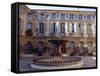 Place d'Albertas, Aix En Provence, Provence, France, Europe-John Miller-Framed Stretched Canvas