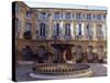 Place d'Albertas, Aix En Provence, Provence, France, Europe-John Miller-Stretched Canvas