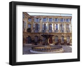 Place d'Albertas, Aix En Provence, Provence, France, Europe-John Miller-Framed Photographic Print