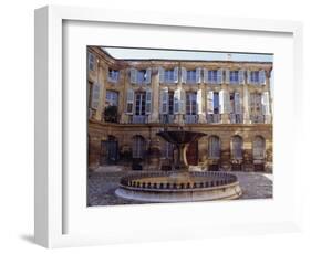 Place d'Albertas, Aix En Provence, Provence, France, Europe-John Miller-Framed Photographic Print